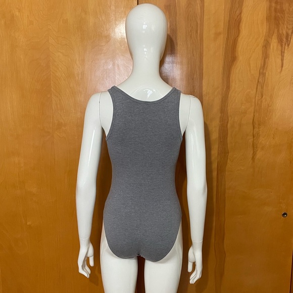 Rare Victoria’s Secret Pink 2017 Set Bodysuit XS & Shorts Small Gray - Picture 6 of 14